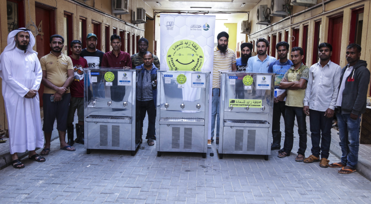  Dar Al Ber: 130 coolers for the workers and passers-by in Dubai