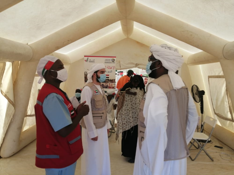 The Society's delegation concludes its mission to enhance relief efforts 644 families of flood victims in Sudan benefit from Dar Al Ber aid